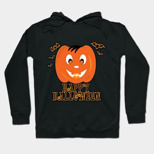 Cute Happy Halloween Pumpkin Hoodie